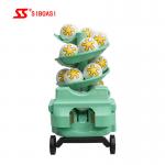 Automatic Football Machine Force adjustment Self feeding system 102 KG for sale