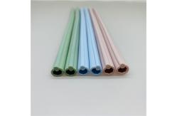 China Flexible 40A Washable Colorful Food Grade Silicone Straw supplier