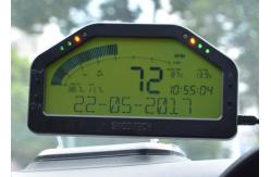 China Autometer Electric Gauges , Digital Speedometer Gauge LCD Display For OBDII Car supplier