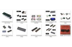 China Polarizer Film 7 Segment LED Display Digital TN/STN/FSTN Monochrome 4in supplier
