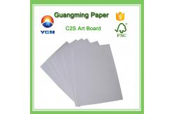 China Bulk C2S Coated Large Cardboard Sheets , Plain Cardboard Sheets For Art Projects supplier