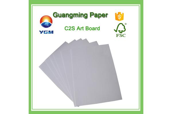 Bulk C2S Coated Large Cardboard Sheets , Plain Cardboard Sheets For Art Projects
