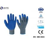 Cut Resistant Gloves Flexible Breathable Nylon HPPE Glass Fiber Latex Coated for sale