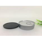 Offset Printing Empty Blechdose Tin Plate Cans For Weed Cylinder Shaped for sale