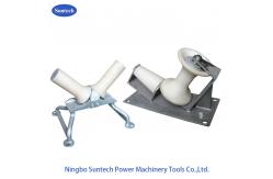 China One Way Wire Pulling Rollers / V Shaped Cable Pulling Rollers 10kN Rated Load supplier