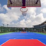 Sports Court Basketball Plastic Court Tiles Interlocking Pp Surface Material for sale