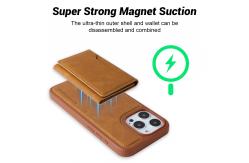 China Custom IPhone Leather Phone Cover Wallet With Card Holders supplier