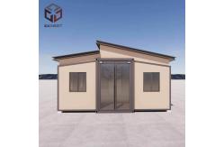 China Double Wing Foldable 20ft Container box House With Sandwich Panel Roof supplier
