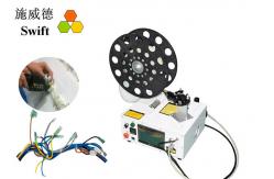China Electrical Zip Tie Tensioner Tools / PLC Automatic Cable Tie Machine supplier