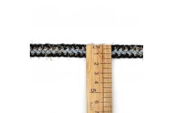 China Customized 2cm Polyester Crochet Braided Trim Metallic Decor supplier