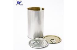 China Tinplate Tall Tin Container 520ml Empty Catering Tins D73x131mm supplier
