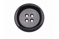 China Shiny Matt Black Brown Bulk ing Buttons Sourcing 4 Holes With Pattern Design supplier