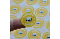 China Custom Laser Printing Adhesive Round Labels Support Customized Thickness supplier