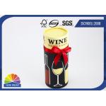 Custom Printing Paper Packaging Tube / Paper Can for Gift or Wine Glass Bottle Wrapping for sale