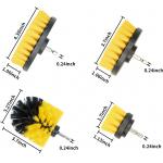 Plate Hole 7.5mm Power Drill Brush Kit Scrubber 0.25 Inch Bearing for sale