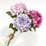 Hydrangea Artificial Flower Bouquet Beautiful Wedding Decor Variety Hydrangea Multiple Color for sale