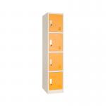 New Style School Storage Small Metal 4 Compartment Locker For Students