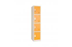 China New Style School Storage Small Metal 4 Compartment Locker For Students supplier