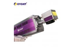 China 7000mm/s Fly Laser Coding Machine Laser Printer For Printing On Wood supplier