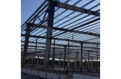 China Prefab Steel Garage Buildings , Custom Metal Garage Buildings supplier