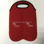 Factory made soft feeling neoprene cooler bag neoprene lunch bag with handle