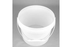 China Transparent Plastic Bucket for Food Packaging Customizable IML Printing Smooth Surface supplier