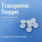 Transparent Stopper & Toggles For Face Mask