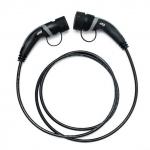 Black 16A 3 Phase 5m Type 2 To Type 2 Cable TPU Material TUV Certification for sale