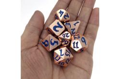 China Odorless Manual Grinding Waterproof Resin OEM Nontoxic Bulk Polyhedral Dice Set supplier