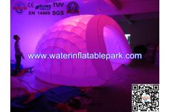 China Lighting Inflatable Luna Tent For Party , Light Dome Tent Inflatable Igloo supplier