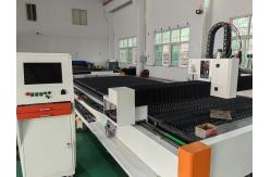 China Repositioning Accuracy ±0.02mm High Power Fiber Laser Cutting Machine supplier