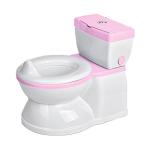 Non-Slip Realistic Potty Training Toilet for Toddler with Soft Seat Flushing Sound EN71 Test Certified for sale