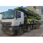 56m Used Concrete Pump Truck on Benz Chassis Exported Worldwide with 5 Boom Sections and ±270° Rotation Angle for sale