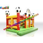 PVC Inflatable Football Game Commercial Football Theme Inflatable Air Castle for sale