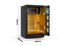 China Biometric Fingerprint Lock Smart Home Safe Box LCD Display Safe Digital Safe Box supplier