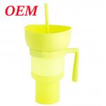 Popcorn Container With Straw Food Safe Popcorn Bucket