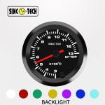 52mm 7 Colors ABS Shell Exhaust Temperature Gauge With LCD Display for sale