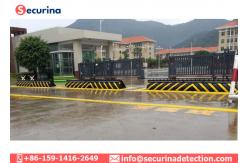 China K12 Anti-collision level Security Hydraulic Road Blockers with Spike Strips supplier