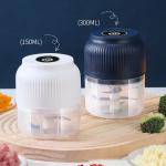 360 Degree Cutting Portable Electric Mixer Electric Garlic Press With Six Blade