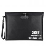 Water Resistant Fireproof Document File Storage Bag With Digital Lock for sale