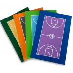 Moistureproof 4mm Silicon Polyurethane Flooring Outdoor Sports Surfaces for sale
