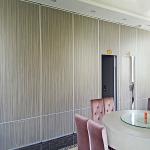 Aluminium Track Hanging Moving Folding Partition Walls / Conference Room Partition Wall
