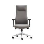 Comfortable Authentic Leather Rolling Office Chair High Density Foam for sale