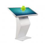 Round Angle Android Touch Screen Kiosk , Digital Display Touch Screen Kiosk for sale