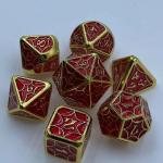 Alloy Dice Set Wear Resistant Handmade Multi-Face PRG Dice Dragon And Dungeon for sale
