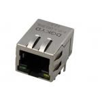 Panel Mount Single Port PoE RJ45 Ethernet Connector with 10/100base-T transformer for sale