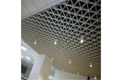 China 100*100*100mm Triangular Open Cell Ceiling 0.5mm Thickness  Aluminum Ceiling Grid supplier