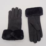 Customized winter warm double face Australia sheepskin shearling gloves