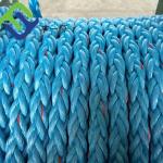 High Tensile 8 Strand Braided PP Marine Rope Polypropylene Mooring Floating Towing for sale