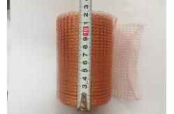 China 5 Inch Copper Wire Mesh Infused Fabric / Copper Mesh Fabric ISO Certification supplier